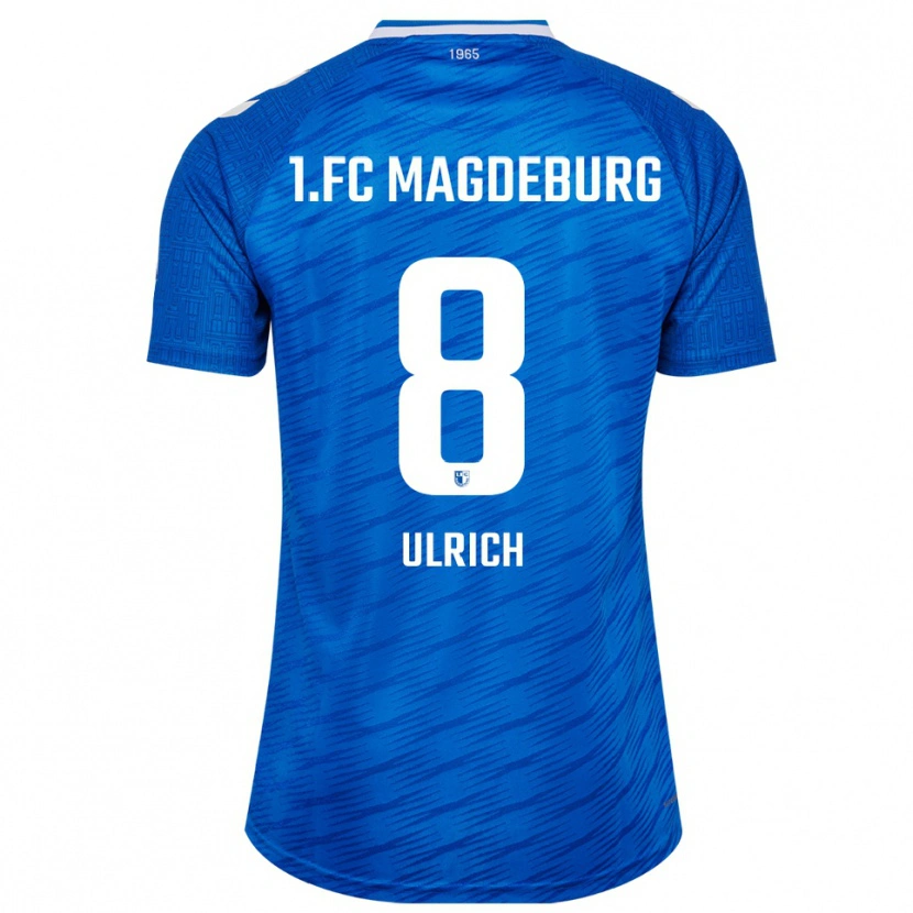 Danxen Dames Laurin Ulrich #8 Blauw Wit Thuisshirt Thuistenue 2025/26 T-Shirt