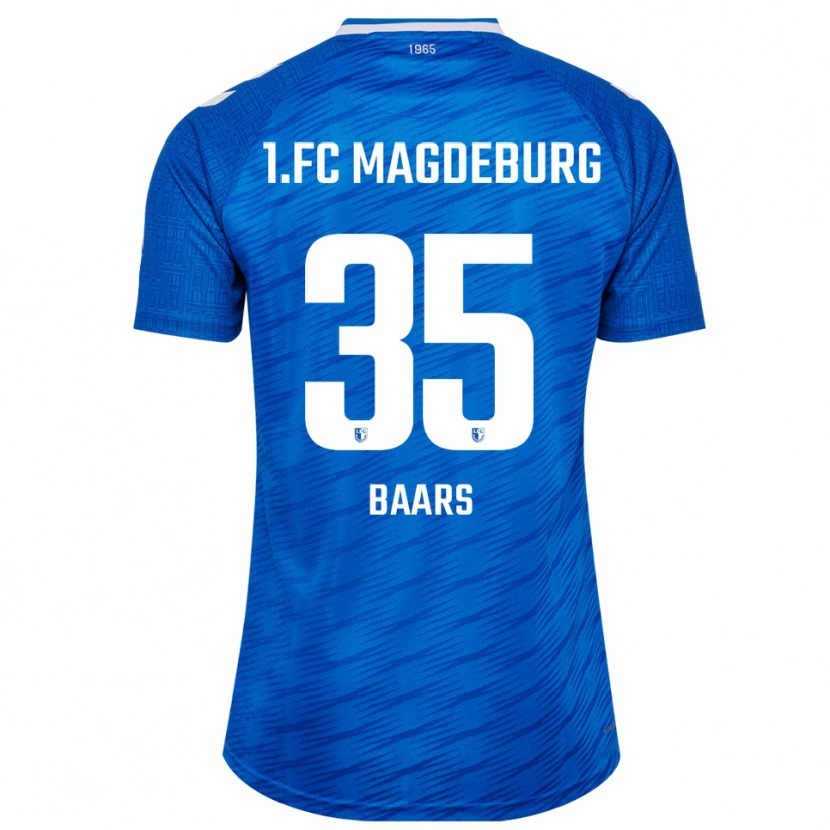 Danxen Dames Magnus Baars #35 Blauw Wit Thuisshirt Thuistenue 2025/26 T-Shirt
