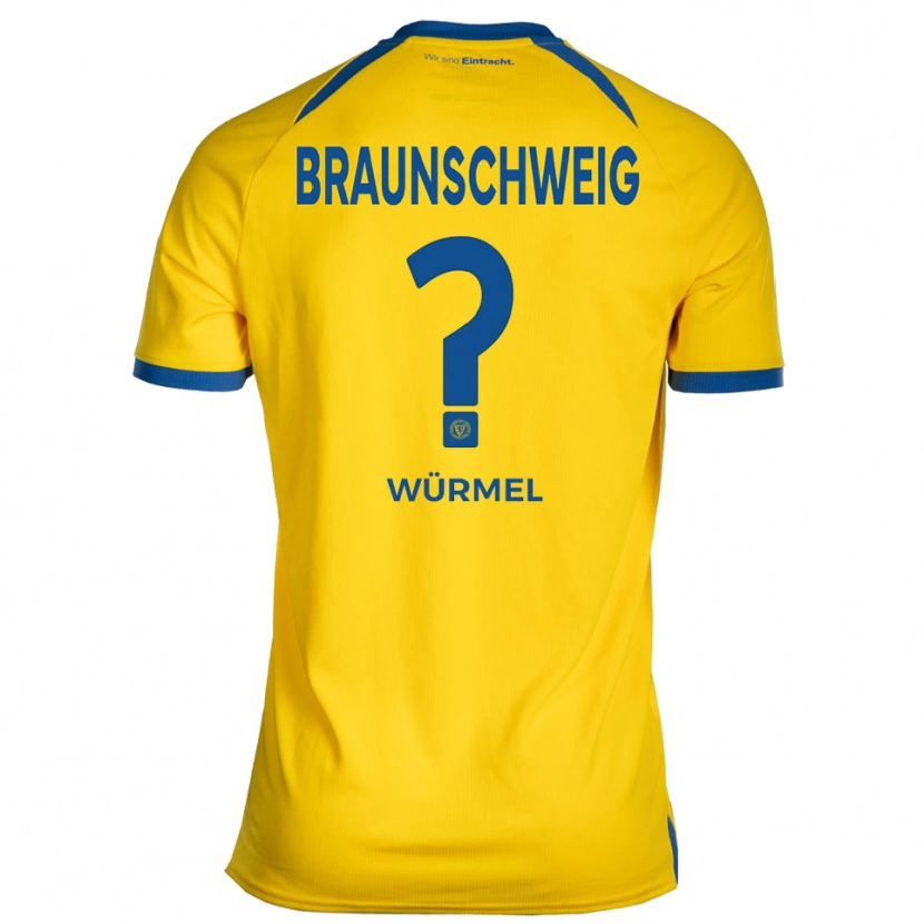 Danxen Dames Melanie Würmel #0 Geel Blauw Thuisshirt Thuistenue 2025/26 T-Shirt