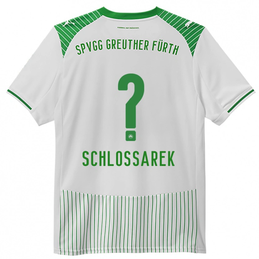Danxen Dames Nadja Schlossarek #0 Wit Groen Thuisshirt Thuistenue 2025/26 T-Shirt