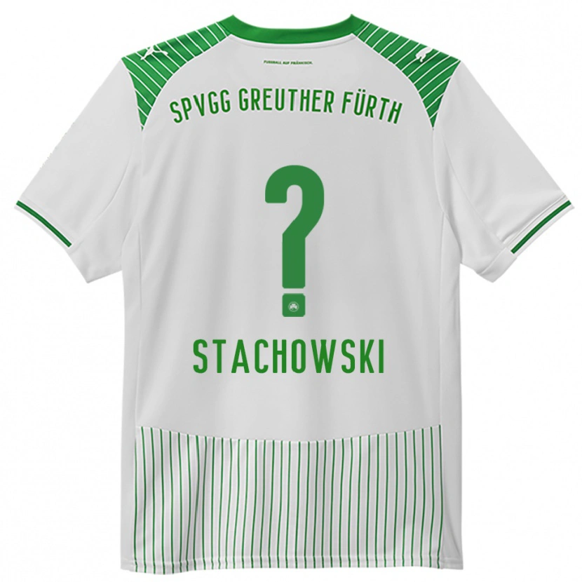 Danxen Dames Lara Stachowski #0 Wit Groen Thuisshirt Thuistenue 2025/26 T-Shirt