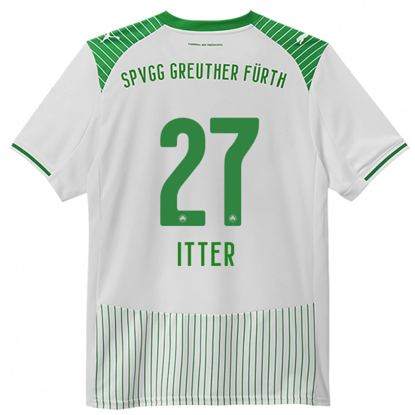 Danxen Dames Luca Itter #27 Wit Groen Thuisshirt Thuistenue 2025/26 T-Shirt