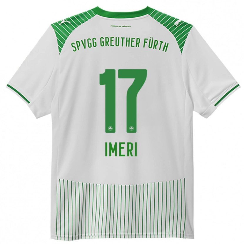 Danxen Dames Adem Imeri #17 Wit Groen Thuisshirt Thuistenue 2025/26 T-Shirt