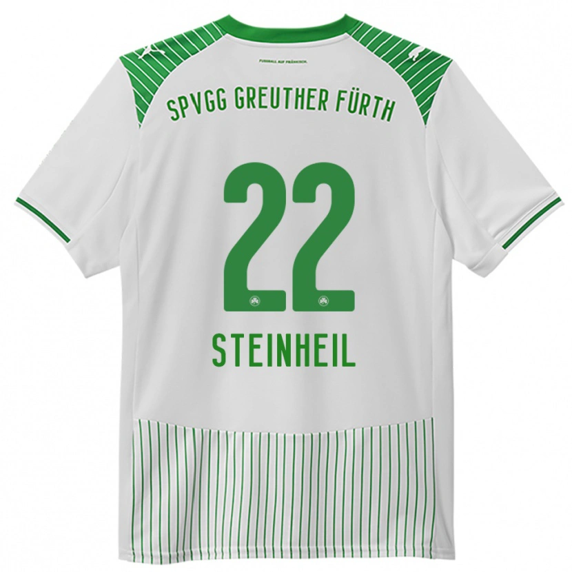 Danxen Dames Melvin Steinheil #22 Wit Groen Thuisshirt Thuistenue 2025/26 T-Shirt