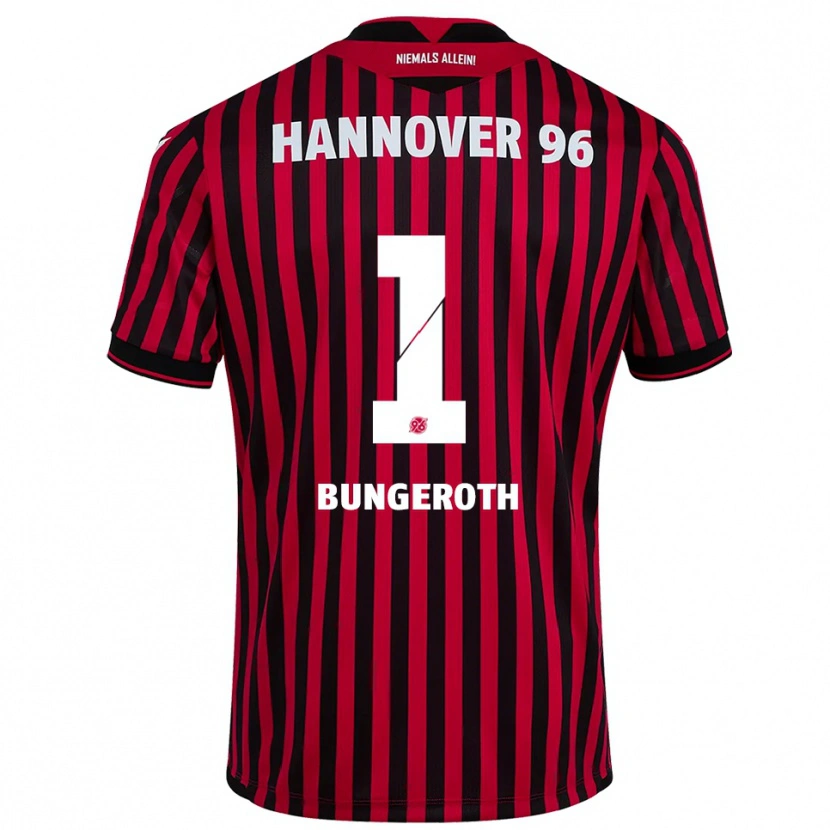 Danxen Dames Leah Bungeroth #1 Rood Zwart Thuisshirt Thuistenue 2025/26 T-Shirt