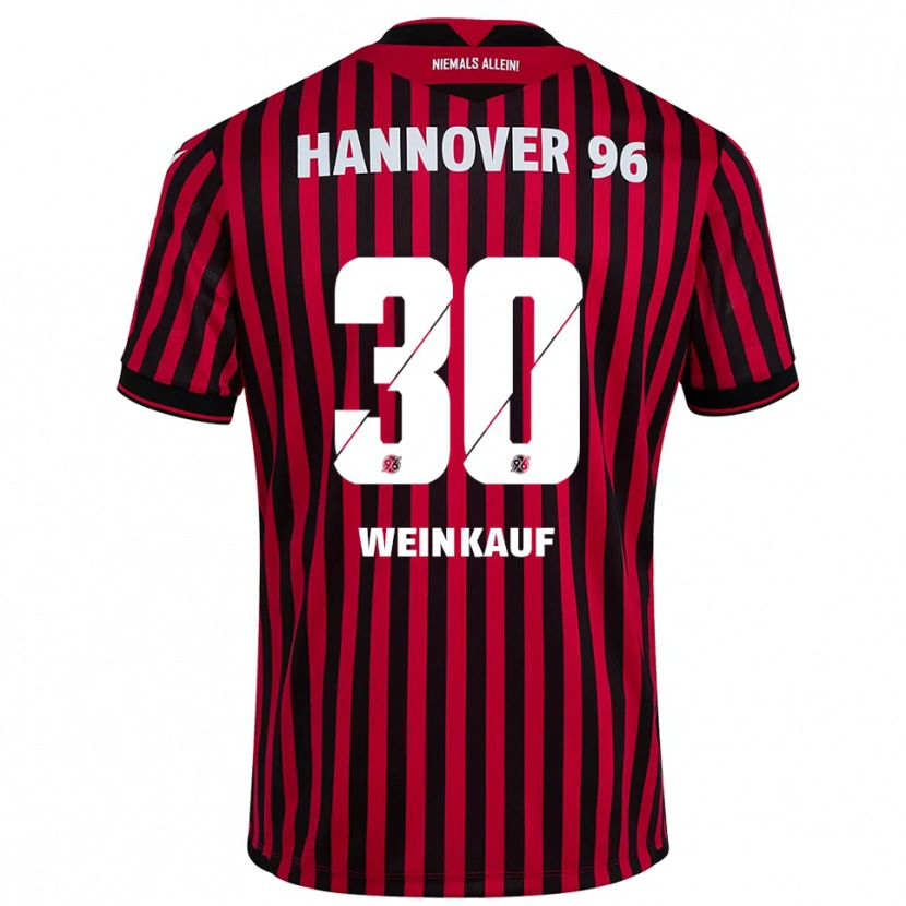Danxen Dames Leo Weinkauf #30 Rood Zwart Thuisshirt Thuistenue 2025/26 T-Shirt