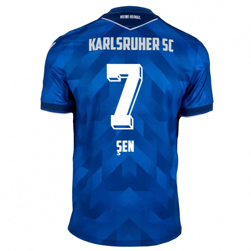 Danxen Dames Metin Şen #7 Blauw Wit Thuisshirt Thuistenue 2025/26 T-Shirt