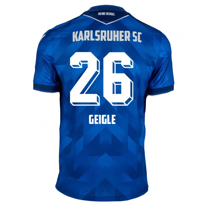 Danxen Dames Fynn Geigle #26 Blauw Wit Thuisshirt Thuistenue 2025/26 T-Shirt