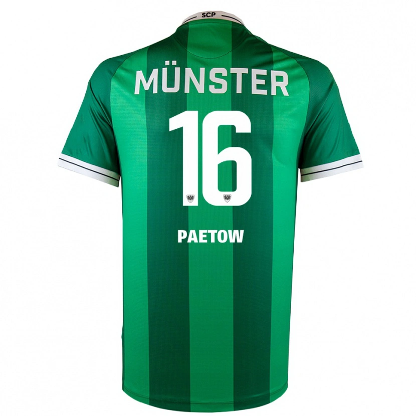 Danxen Dames Torge Paetow #16 Groen Wit Thuisshirt Thuistenue 2025/26 T-Shirt
