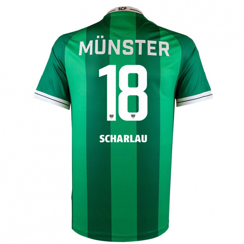 Danxen Dames Michel Scharlau #18 Groen Wit Thuisshirt Thuistenue 2025/26 T-Shirt
