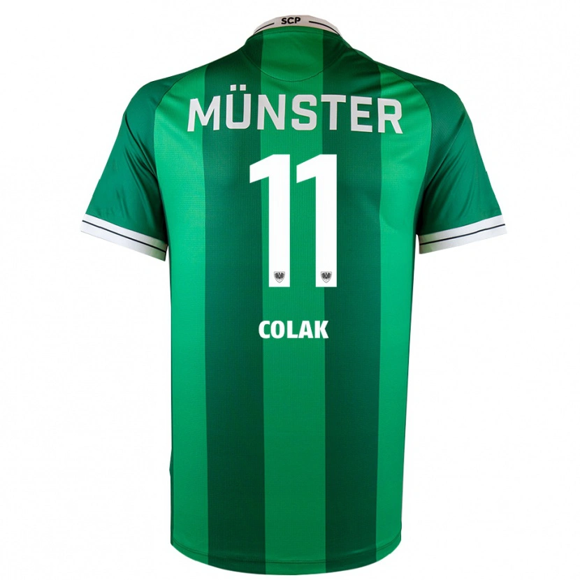 Danxen Dames Alper Colak #11 Groen Wit Thuisshirt Thuistenue 2025/26 T-Shirt