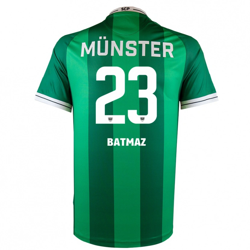 Danxen Dames Malik Batmaz #23 Groen Wit Thuisshirt Thuistenue 2025/26 T-Shirt
