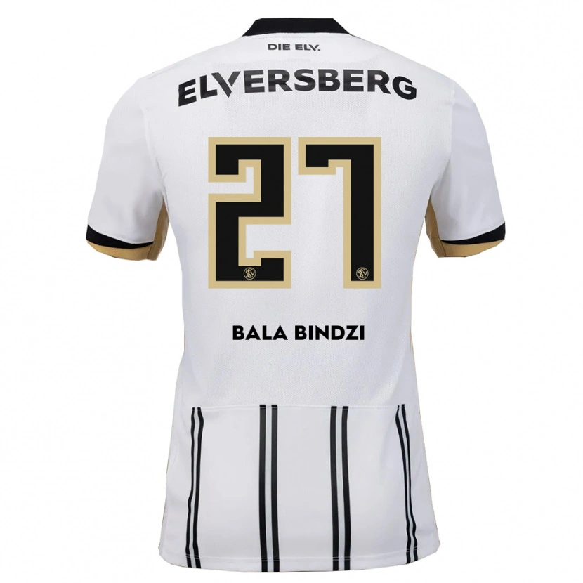 Danxen Dames Corneille Bala Bindzi #27 Wit Zwart Thuisshirt Thuistenue 2025/26 T-Shirt