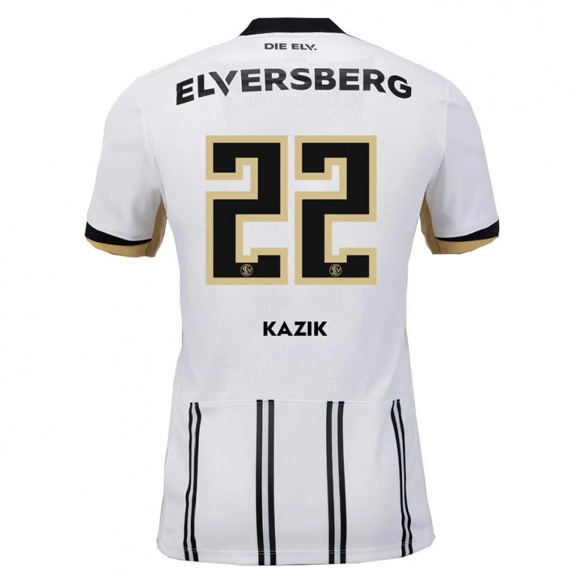 Danxen Dames Reber Kazik #22 Wit Zwart Thuisshirt Thuistenue 2025/26 T-Shirt