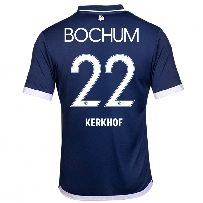 Danxen Dames Nina Kerkhof #22 Marine Wit Thuisshirt Thuistenue 2025/26 T-Shirt