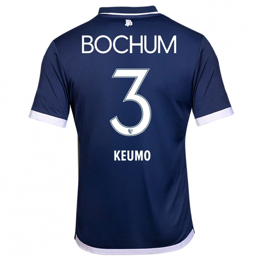 Danxen Dames Darnell Keumo #3 Marine Wit Thuisshirt Thuistenue 2025/26 T-Shirt