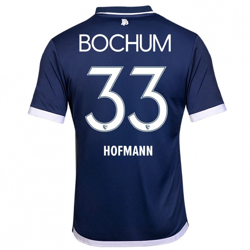Danxen Dames Philipp Hofmann #33 Marine Wit Thuisshirt Thuistenue 2025/26 T-Shirt