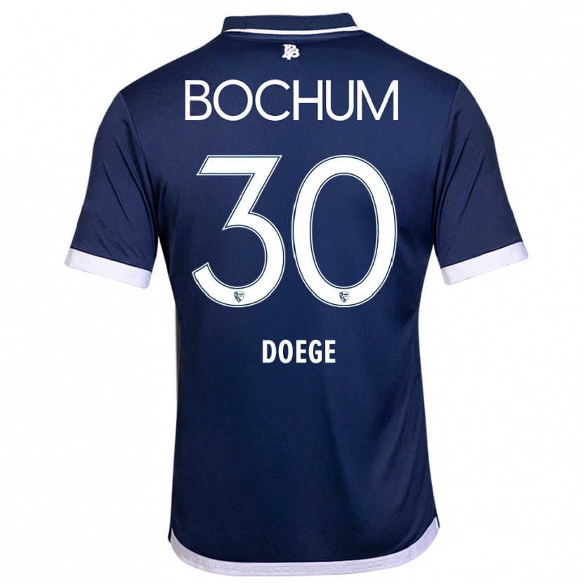 Danxen Dames Leonie Doege #30 Marine Wit Thuisshirt Thuistenue 2025/26 T-Shirt