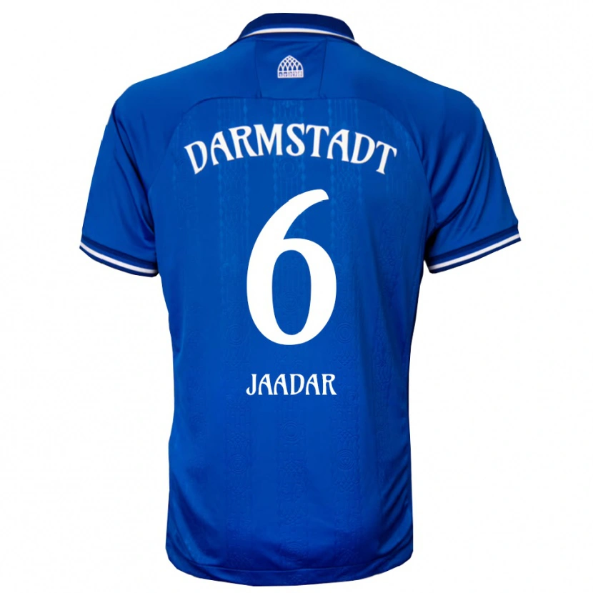 Danxen Dames Imad Jaadar #6 Blauw Wit Thuisshirt Thuistenue 2025/26 T-Shirt