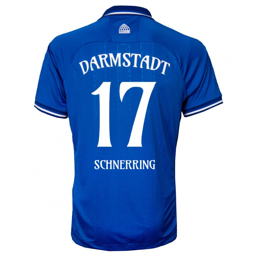 Danxen Dames Loann Schnerring #17 Blauw Wit Thuisshirt Thuistenue 2025/26 T-Shirt
