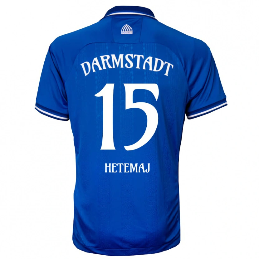 Danxen Dames Gentrit Hetemaj #15 Blauw Wit Thuisshirt Thuistenue 2025/26 T-Shirt