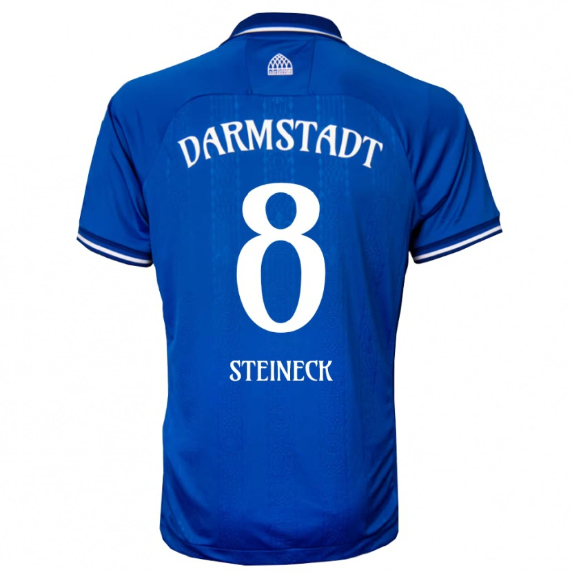 Danxen Dames Tom Steineck #8 Blauw Wit Thuisshirt Thuistenue 2025/26 T-Shirt