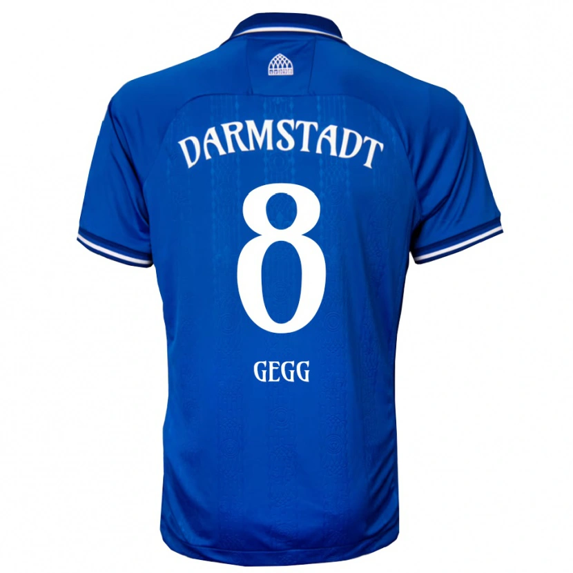 Danxen Dames Samir Gegg #8 Blauw Wit Thuisshirt Thuistenue 2025/26 T-Shirt