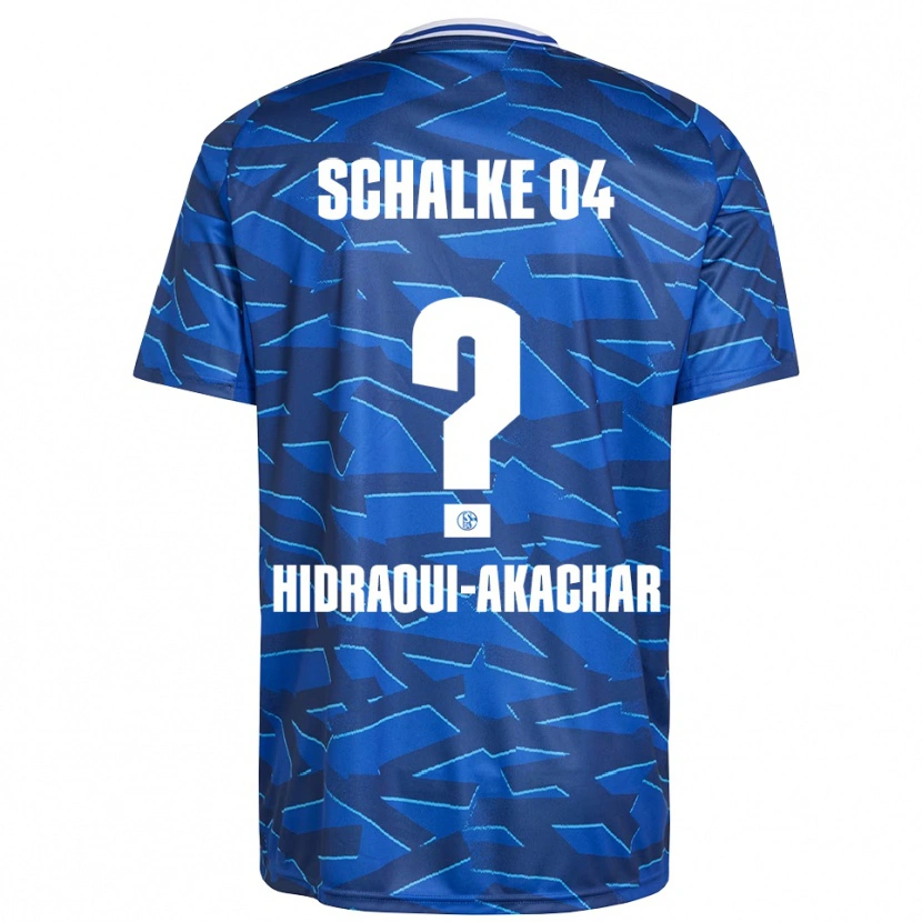 Danxen Dames Yassin Hidraoui-Akachar #0 Koningsblauw Wit Thuisshirt Thuistenue 2025/26 T-Shirt