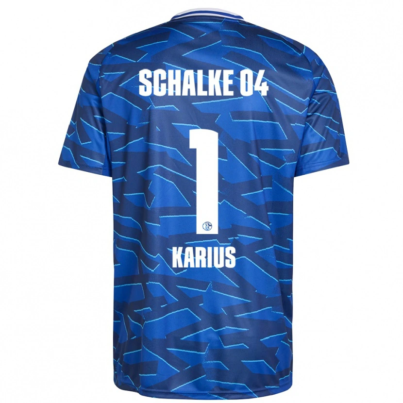 Danxen Dames Loris Karius #1 Koningsblauw Wit Thuisshirt Thuistenue 2025/26 T-Shirt