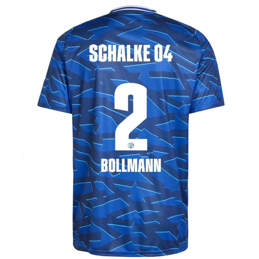 Danxen Dames Nathalie Bollmann #2 Koningsblauw Wit Thuisshirt Thuistenue 2025/26 T-Shirt