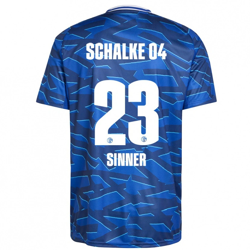 Danxen Dames Tiffany Sinner #23 Koningsblauw Wit Thuisshirt Thuistenue 2025/26 T-Shirt
