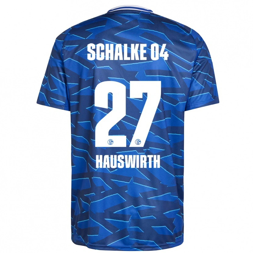 Danxen Dames Max Hauswirth #27 Koningsblauw Wit Thuisshirt Thuistenue 2025/26 T-Shirt
