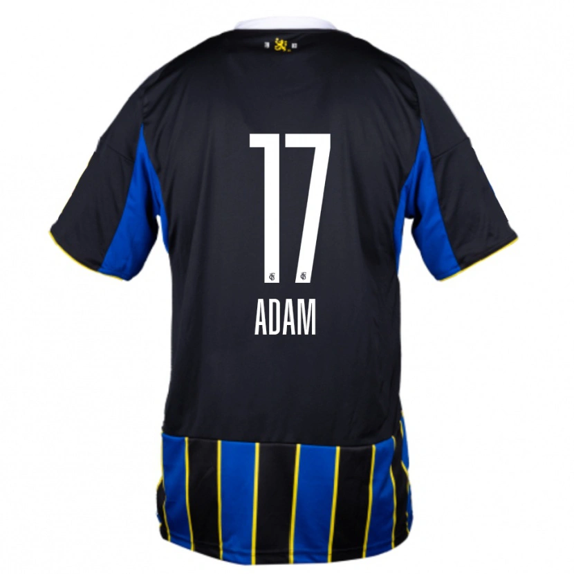 Danxen Dames Maximilian Adam #17 Blauw Zwart Geel Thuisshirt Thuistenue 2025/26 T-Shirt