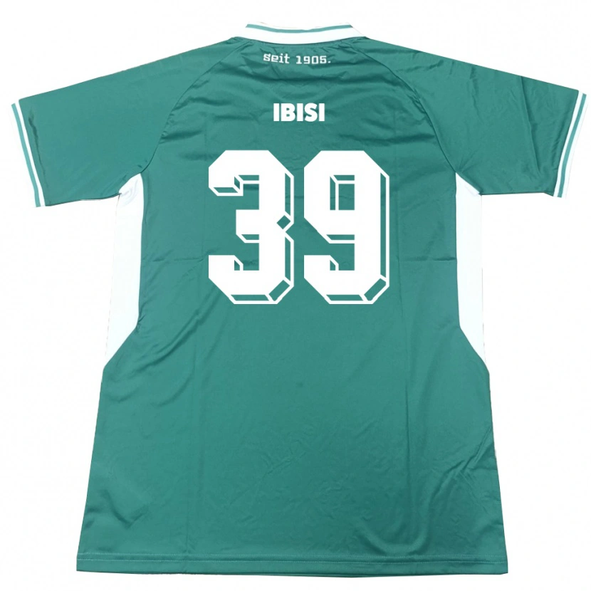 Danxen Dames Altin Ibisi #39 Groen Wit Thuisshirt Thuistenue 2025/26 T-Shirt