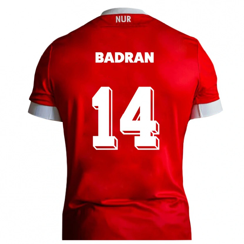 Danxen Dames Ahmad Badran #14 Rood Wit Thuisshirt Thuistenue 2025/26 T-Shirt
