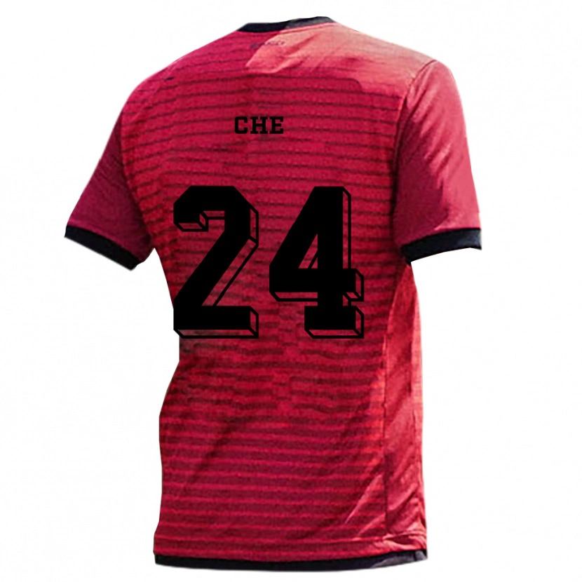 Danxen Dames Neo Che #24 Rood Zwart Thuisshirt Thuistenue 2025/26 T-Shirt