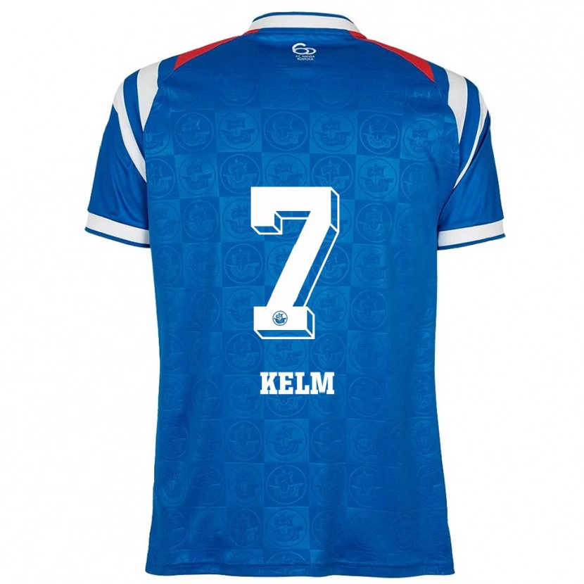 Danxen Dames Mattes Kelm #7 Blauw Wit Rood Thuisshirt Thuistenue 2025/26 T-Shirt