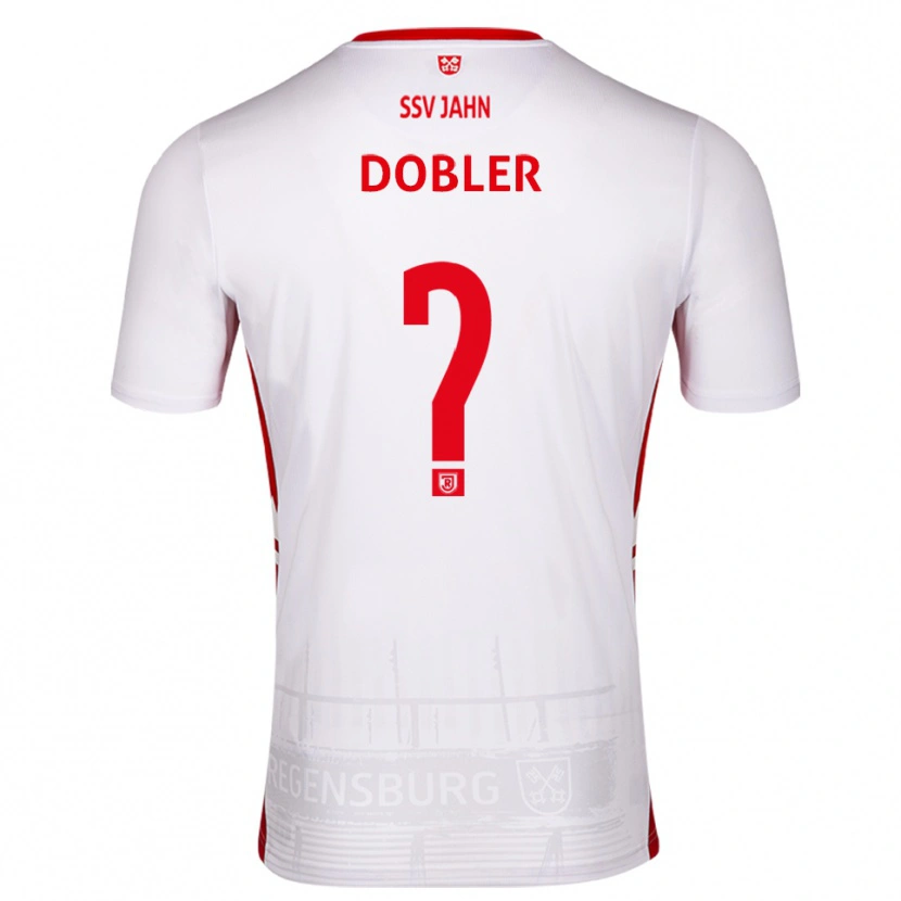 Danxen Dames Maximilian Dobler #0 Wit Rood Thuisshirt Thuistenue 2025/26 T-Shirt
