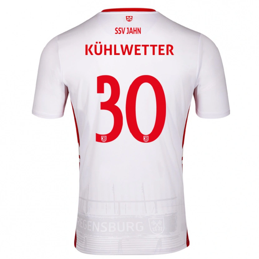Danxen Dames Christian Kühlwetter #30 Wit Rood Thuisshirt Thuistenue 2025/26 T-Shirt