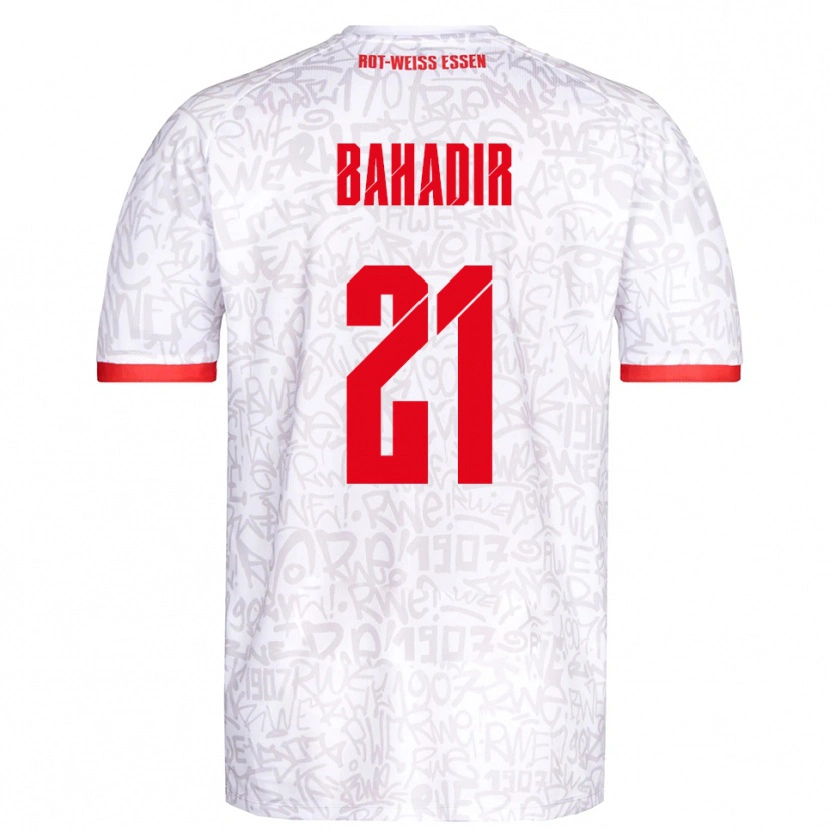Danxen Dames Burak Bahadir #21 Wit Rood Thuisshirt Thuistenue 2025/26 T-Shirt