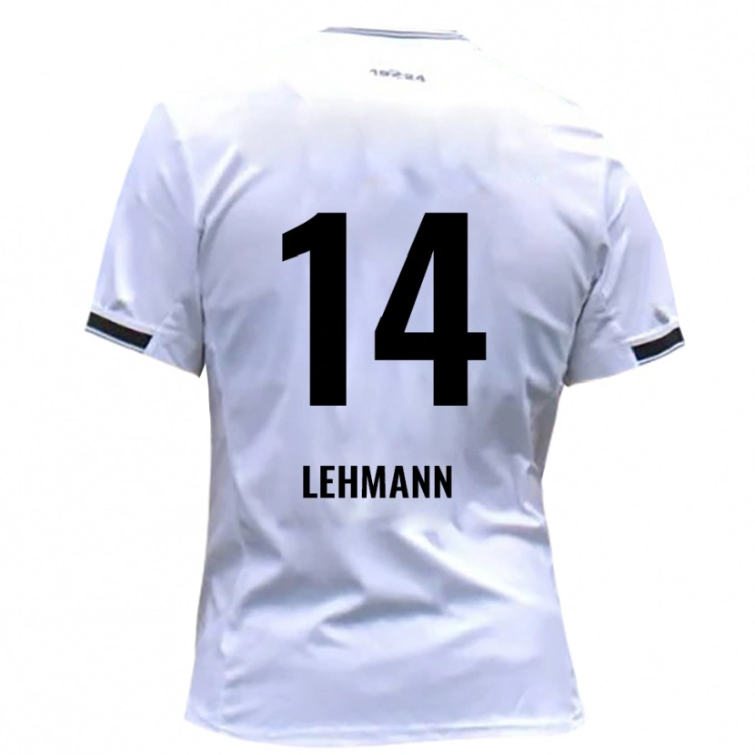 Danxen Dames Paul Lehmann #14 Wit Rood Thuisshirt Thuistenue 2025/26 T-Shirt