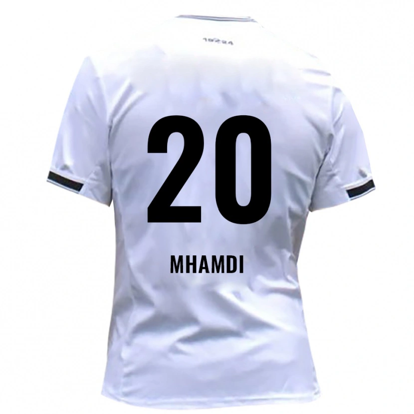 Danxen Dames Oualid Mhamdi #20 Wit Rood Thuisshirt Thuistenue 2025/26 T-Shirt