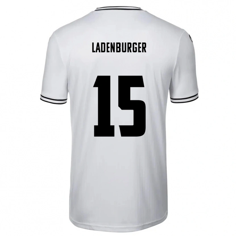 Danxen Dames Linus Ladenburger #15 Wit Zwart Thuisshirt Thuistenue 2025/26 T-Shirt