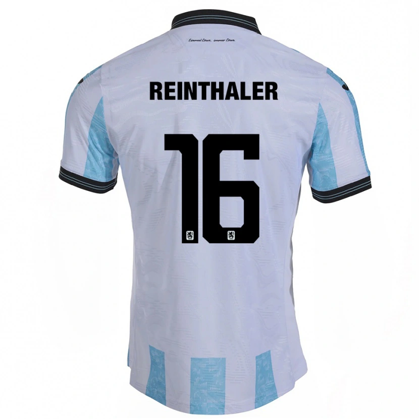 Danxen Dames Max Reinthaler #16 Wit Hemelsblauw Thuisshirt Thuistenue 2025/26 T-Shirt
