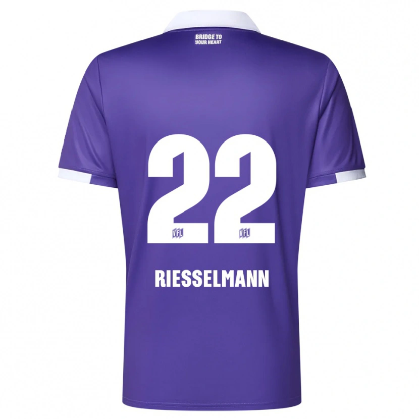 Danxen Dames Bernd Riesselmann #22 Paars Wit Thuisshirt Thuistenue 2025/26 T-Shirt