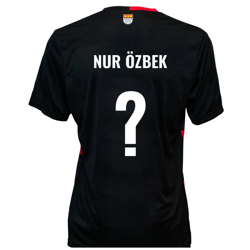 Danxen Dames Irem Nur Özbek #0 Zwart Rood Thuisshirt Thuistenue 2025/26 T-Shirt