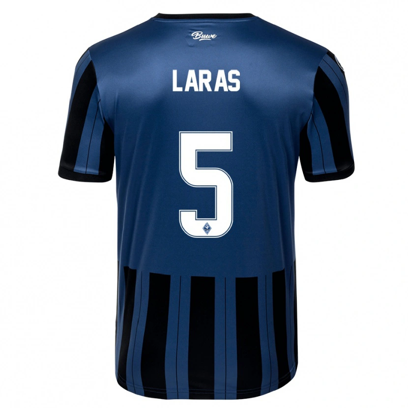 Danxen Dames Noah Laras #5 Blauw Grijs Zwart Thuisshirt Thuistenue 2025/26 T-Shirt