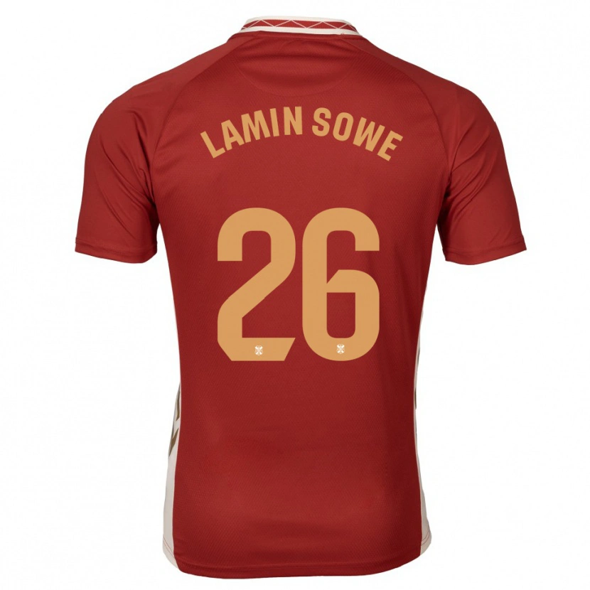 Danxen Dames Ba Lamin Sowe #26 Bordeaux Goud Uitshirt Uittenue 2025/26 T-Shirt