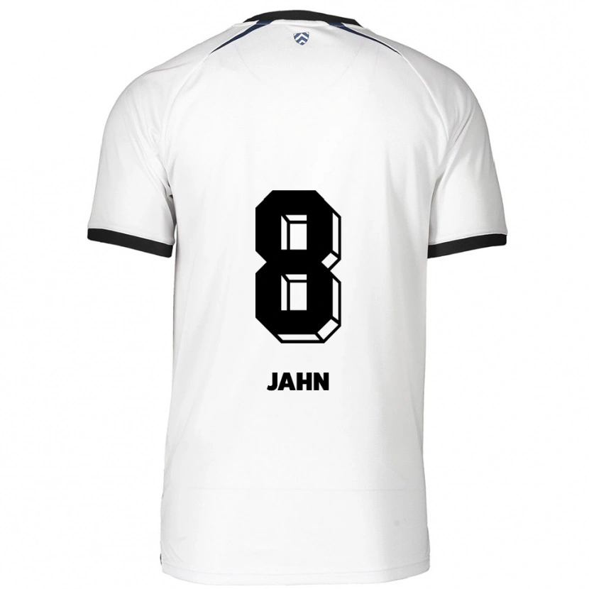 Danxen Dames Pamela Jahn #8 Wit Zwart Uitshirt Uittenue 2025/26 T-Shirt