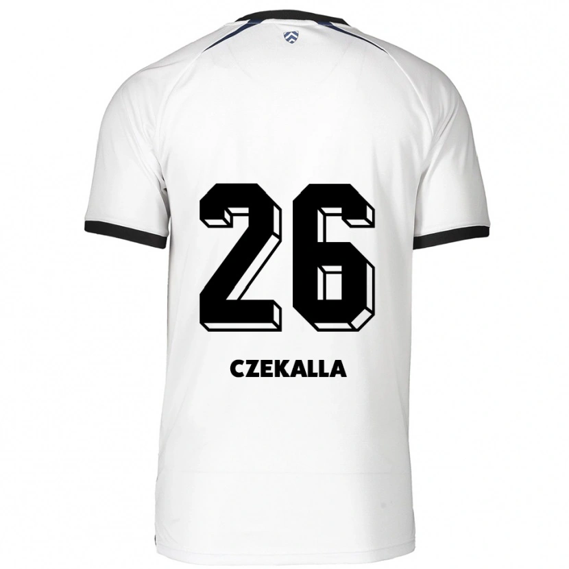 Danxen Dames Anna Czekalla #26 Wit Zwart Uitshirt Uittenue 2025/26 T-Shirt